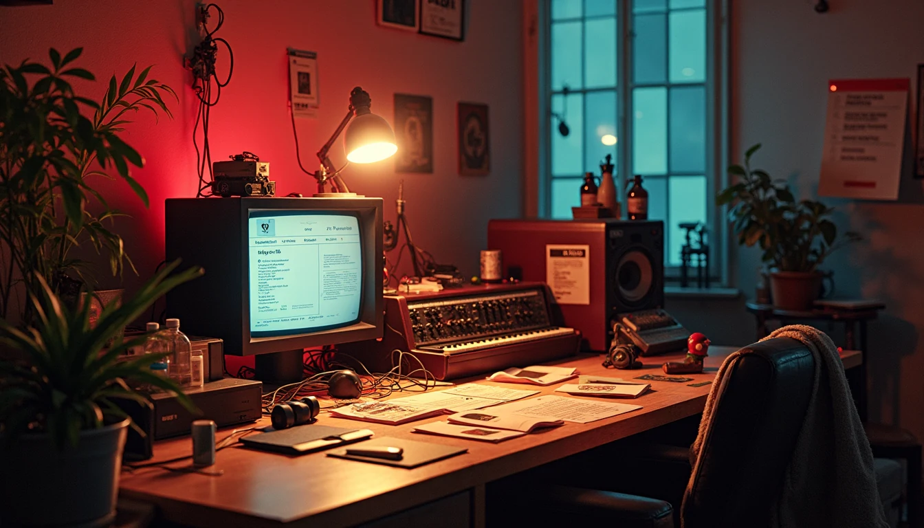 Locally generated studio lab visual